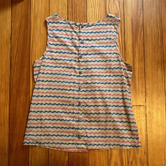Tulle by Anthropologie squiggle stripe top, size small - Picture 2 of 12